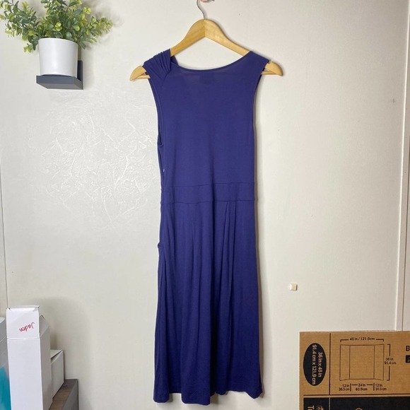 Anthropologie Deletta Dress V Neck Pockets Small - Picture 7 of 14
